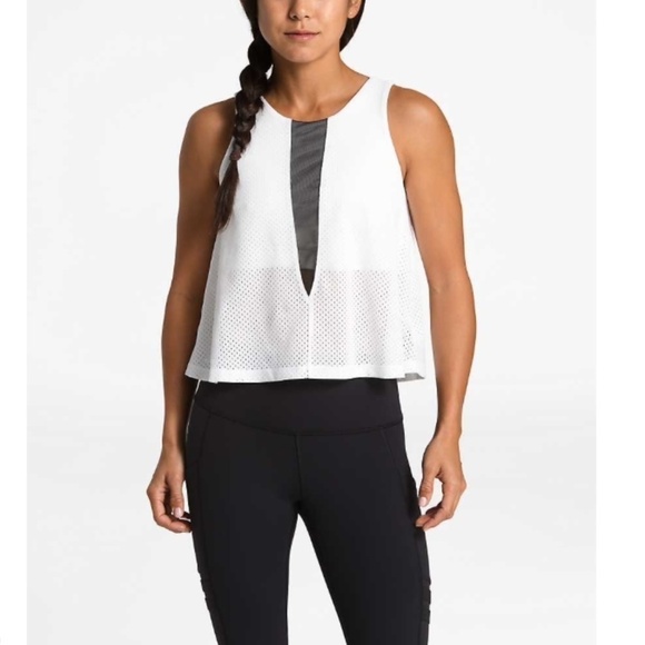 THE NORTH FACE | NYNY Bra Top Mesh Tank Small Wht - Picture 1 of 13